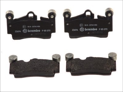 Set plăcuțe frână BREMBO, spate , pentru: AUDI Q7; PORSCHE CAYENNE; VW TOUAREG 2.5D-6.0D 09.02-08.15