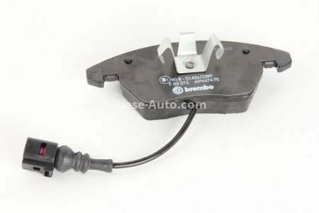 Set plăcuțe frână BREMBO ,față, pentru: AUDI A1, A3; SEAT ALTEA, ALTEA XL, IBIZA IV, IBIZA IV SC, IBIZA IV ST, LEON, TOLEDO III, TOLEDO IV; SKODA FABIA II, FABIA III, FABIA IV 1.0-3.6 02.03- 3