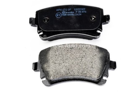 Set plăcuțe frână BREMBO, spate , pentru: AUDI A4 B6, A4 B7, A6 ALLROAD C6, A6 C5, A6 C6, A8 D3; VW CALIFORNIA T5 CAMPER, MULTIVAN T5, MULTIVAN T6, TRANSPORTER T5 1.9D-6.0 07.02-