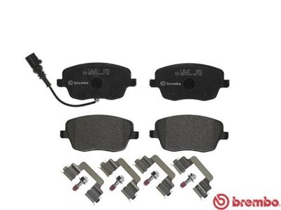 Set plăcuțe frână BREMBO ,față, pentru: SEAT CORDOBA, IBIZA III; SKODA FABIA I, FABIA II, ROOMSTER, ROOMSTER PRAKTIK; VW POLO, POLO IV 1.2-2.0 12.99-