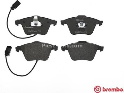 Set plăcuțe frână BREMBO ,față, pentru: AUDI A4 B5, A4 B6, A4 B7, A6 ALLROAD C6, A6 C6, A8 D3; SEAT EXEO, EXEO ST 1.8-6.0 09.97-05.13