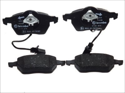 Set plăcuțe frână BREMBO ,față, pentru: AUDI A4 B6, A4 B7, A6 C5, A6 C6; SEAT EXEO, EXEO ST; SKODA SUPERB I; VW PASSAT B5, PASSAT B5.5 1.6-4.0 08.96-05.13