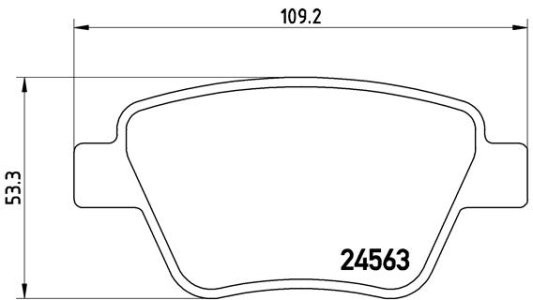 Set plăcuțe frână BREMBO, spate , pentru: AUDI A1, A3; SEAT ALTEA, ALTEA XL, LEON; SKODA OCTAVIA II, OCTAVIA III, SUPERB II, YETI; VW BEETLE, CADDY III, CADDY III/MINIVAN, EOS 1.2-2.5 02.03-