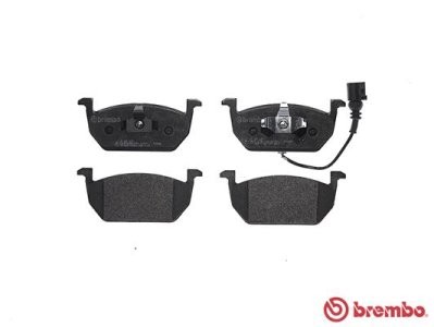 Set plăcuțe frână BREMBO ,față, pentru: AUDI A3; SEAT LEON, LEON SC, LEON ST; SKODA OCTAVIA III; VW GOLF ALLTRACK VII, GOLF SPORTSVAN VII, GOLF VII 1.0-2.0D 08.12-