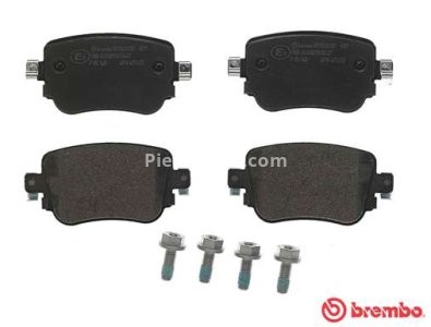 Set plăcuțe frână BREMBO, spate , pentru: AUDI A1, A1 CITY CARVER, Q3; SEAT ALHAMBRA, LEON, LEON ST; SKODA OCTAVIA III; VW POLO VI, SHARAN 1.0-2.0D 06.11-