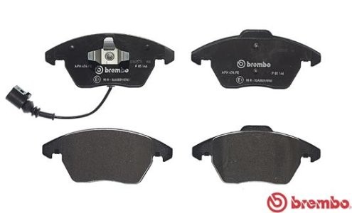 Set plăcuțe frână BREMBO ,față, pentru: AUDI A1, A3, TT; SEAT ALTEA XL, IBIZA IV ST, LEON; SKODA OCTAVIA II, SUPERB II, YETI; VW BEETLE, CADDY III, CADDY III/MINIVAN, CC B7, EOS 1.2-3.6 02.03-