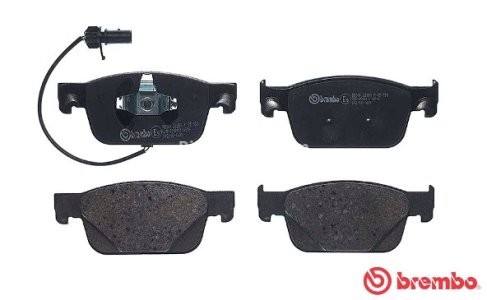 Set plăcuțe frână BREMBO ,față, pentru: AUDI A4 ALLROAD B9, A4 B9, A5 1.4-3.0DH 05.15-