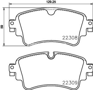 Set plăcuțe frână BREMBO ,spate (cu suruburi ghidare etrier frână), pentru: AUDI A4 ALLROAD B9, A4 B9, A5, A6 ALLROAD C8, A6 C8, A7, A8 D4, A8 D5, Q5, Q7; VW TOUAREG 1.4-4.0H 01.15-