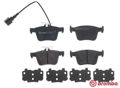 Set plăcuțe frână BREMBO, spate , pentru: AUDI A3, Q3, TT; SEAT ATECA 2.0/2.0D/2.5 03.15-