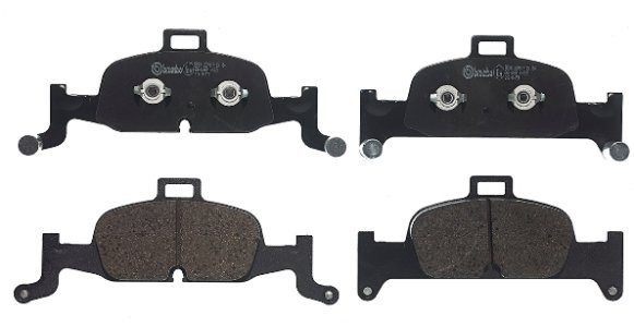 Set plăcuțe frână BREMBO ,față, pentru: AUDI A4 ALLROAD B9, A4 B9, A5, A6 ALLROAD C8, A6 C8, A7, Q5 1.4-3.0H 05.15-
