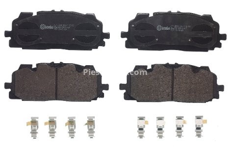 Set plăcuțe frână BREMBO ,față, pentru: AUDI A3, A4 ALLROAD B9, A4 B9, A5, A6 ALLROAD C8, A6 C8, A7, A8 D5, E-TRON, Q3, Q5, Q7, Q8; CUPRA FORMENTOR; VW TOUAREG 1.4-Electric 01.15-