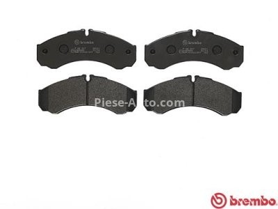 Set plăcuțe frână BREMBO ,față / ,spate , pentru: IVECO DAILY II, DAILY III, DAILY IV, DAILY V, DAILY VI; RVI MASCOTT 2.3D-Electric 01.89-