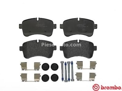 Set plăcuțe frână BREMBO, spate , pentru: IVECO DAILY IV, DAILY V, DAILY VI 2.3D-Electric 05.06-