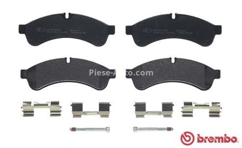 Set plăcuțe frână BREMBO, spate , pentru: IVECO DAILY IV, DAILY V, DAILY VI; IRISBUS DAILY TOURYS 2.3D/3.0CNG/3.0D 05.06-