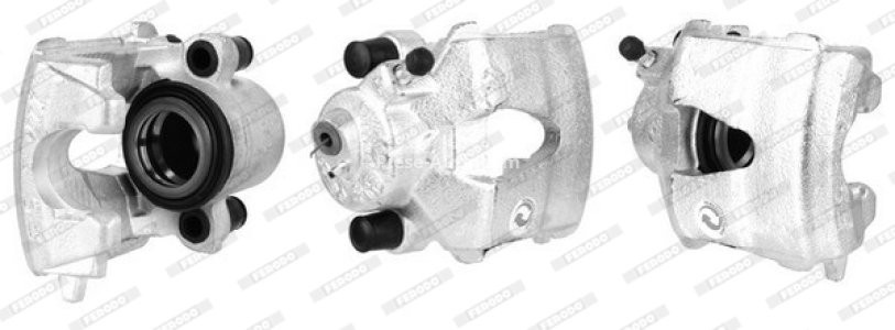 Etrier frână FERODO, față, stânga, pentru: AUDI A1, A2, A3; SEAT ALTEA, ALTEA XL, CORDOBA, IBIZA III, IBIZA IV, IBIZA IV SC, IBIZA IV ST, IBIZA IV/HATCHBACK, LEON, MII 1.0-Electric 09.96-