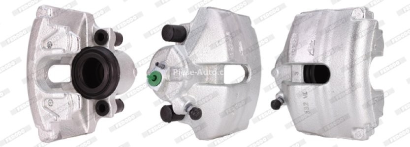 Etrier frână FERODO, față, dreapta, pentru: AUDI A1, A3, TT; SEAT ALTEA, ALTEA XL, IBIZA IV, IBIZA IV SC, IBIZA IV ST, LEON, TOLEDO III, TOLEDO IV; SKODA FABIA II, FABIA III 1.0-3.6 02.03-
