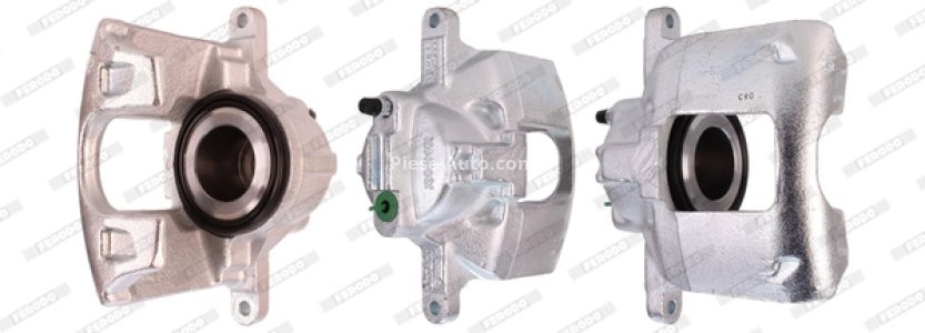 Etrier frână FERODO, față, stânga, pentru: CHRYSLER VOYAGER V; DODGE JOURNEY, NITRO; FIAT FREEMONT; JEEP CHEROKEE, COMPASS, WRANGLER III; LANCIA VOYAGER 2.0D-4.0 08.06-