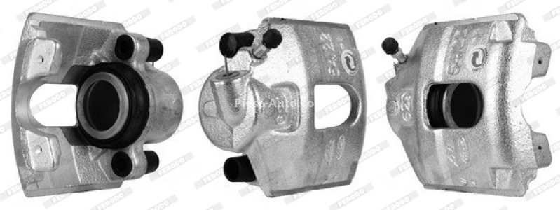 Etrier frână FERODO, față, stânga, pentru: FORD COURIER, FIESTA IV, FIESTA V, FIESTA/HATCHBACK, FIESTA/MINIVAN, FUSION, KA, PUMA, STREET KA; MAZDA 2 1.0-2.0 08.95-12.12