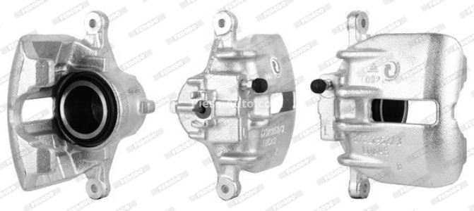 Etrier frână FERODO, față, stânga, pentru: HONDA CIVIC VI, CIVIC VII, CONCERTO; MG MG ZR; ROVER 200, 200 II, 25 I, 400, 400 II, 45 I, COUPE, STREETWISE 1.1-2.0D 08.89-12.05