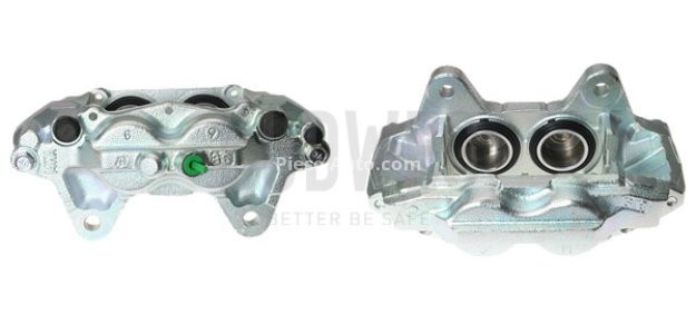 Etrier frână BUDWEG, față, stânga, pentru: LEXUS GX; TOYOTA LAND CRUISER, LAND CRUISER PRADO 2.7-4.6 08.09-