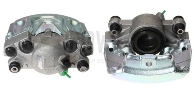 Etrier frână BUDWEG, față, stânga, pentru: MERCEDES C T-MODEL (S204), C (W204), E (C207), E T-MODEL (S212), E (W212) 2.2D/3.0D/3.5 07.07-12.16