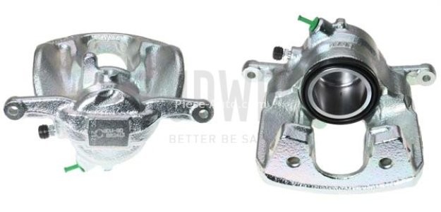 Etrier frână BUDWEG, față, stânga, pentru: MERCEDES A (W176), B SPORTS TOURER (W246, W242), CLA (C117), CLA SHOOTING BRAKE (X117), GLA (X156) 2.0/2.2D 05.12-