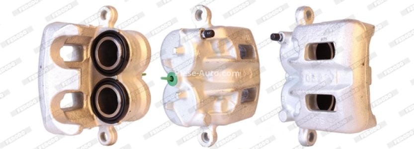 Etrier frână FERODO, față, dreapta, pentru: MITSUBISHI PAJERO CLASSIC, PAJERO II, PAJERO III, PAJERO IV 2.5D-3.8 04.00-