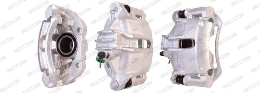 Etrier frână FERODO, față, dreapta, pentru: PEUGEOT 206, 206+ 1.1-1.9D 08.98-