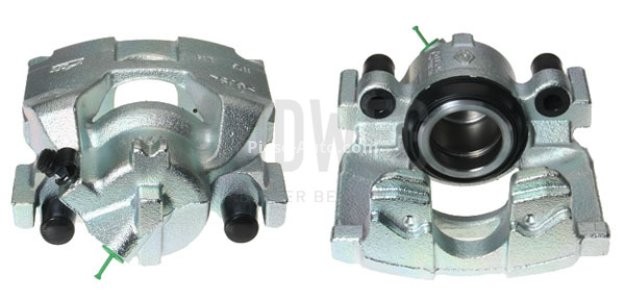 Etrier frână BUDWEG, față, stânga, pentru: RENAULT GRAND SCENIC III, LAGUNA, LAGUNA III, LATITUDE, MEGANE, MEGANE III, SCENIC III 1.2-3.5 10.07-