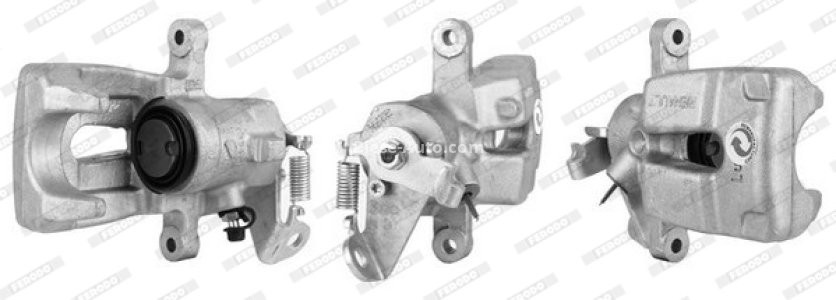 Etrier frână FERODO, spate, stânga, pentru: RENAULT MEGANE I, MEGANE SCENIC, SCENIC I 1.4-2.0 04.98-09.03