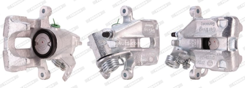 Etrier frână FERODO, spate, dreapta, pentru: SEAT CORDOBA, IBIZA II, TOLEDO I; VW CORRADO, GOLF II, GOLF III, JETTA II, PASSAT B2, PASSAT B3/B4, VENTO 1.4-2.9 01.84-08.99