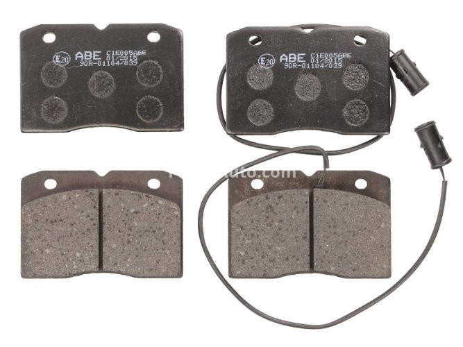 Set plăcuțe frână ABE, față ,pentru: IVECO DAILY II; ALFA ROMEO AR 8 2.5D/2.8D 09.86-05.99