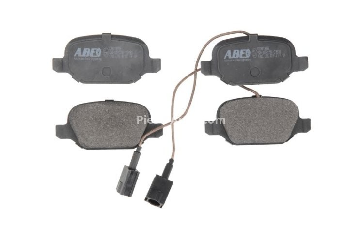 Set plăcuțe frână ABE, spate ,pentru: ALFA ROMEO MITO 0.9-1.6D 08.08-10.18