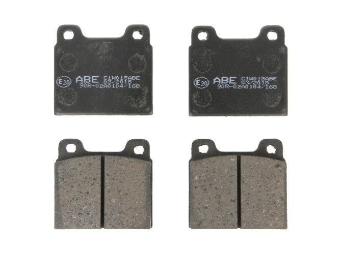 Set plăcuțe frână ABE, față ,pentru: ALFA ROMEO SPIDER; OPEL ASTRA J/HATCHBACK; PORSCHE 911; VW TRANSPORTER T2, TRANSPORTER T3 1.6-3.0 08.67-10.15