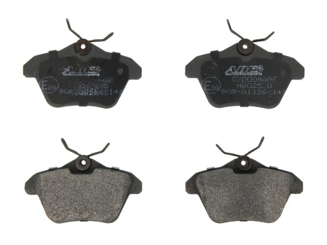 Set plăcuțe frână ABE, spate ,pentru: ALFA ROMEO 156, 164, 166, 33, ARNA; LANCIA KAPPA 1.2-3.2 01.85-06.07