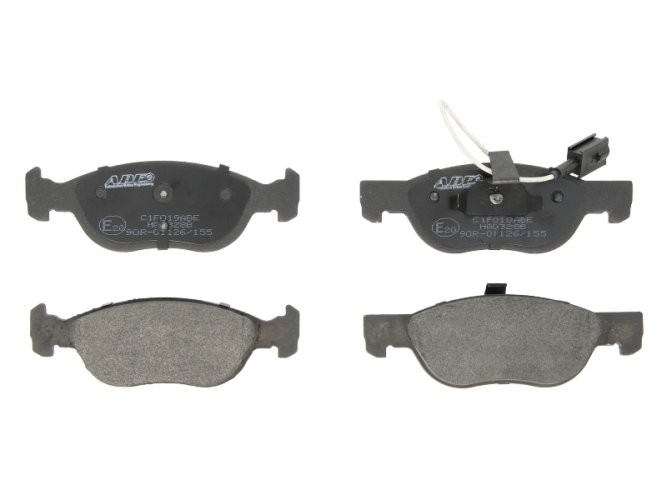 Set plăcuțe frână ABE, față ,pentru: ALFA ROMEO 145, 146; FIAT BARCHETTA, BRAVA, BRAVO I, MAREA, PUNTO, PUNTO/HATCHBACK; LANCIA DEDRA, DELTA II 1.2-2.4D 04.89-03.12