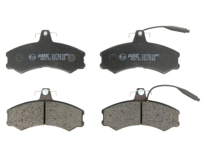 Set plăcuțe frână ABE, față ,pentru: ALFA ROMEO AR 6; CITROEN C25, C35; FIAT DUCATO, TALENTO; PEUGEOT J5; MULTICAR M25; VW L 80 1.8-4.3D 11.73-12.00