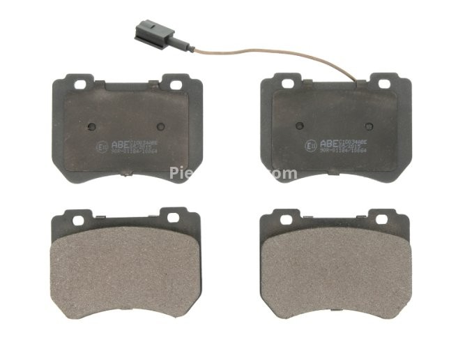 Set plăcuțe frână ABE, față ,pentru: ALFA ROMEO 159, BRERA, SPIDER 1.8-2.2 06.05-12.12