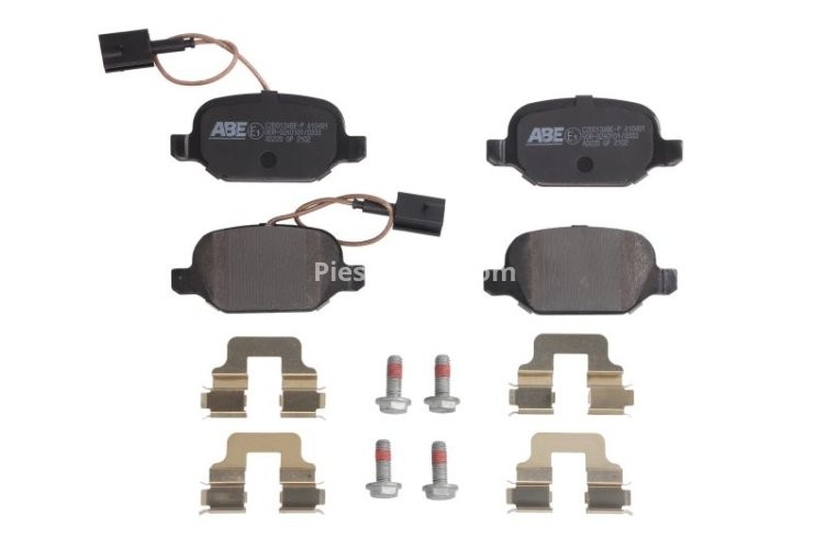Set plăcuțe frână ABE, spate ,pentru: ALFA ROMEO MITO; FIAT PALIO 0.9-1.6D 06.03-10.18