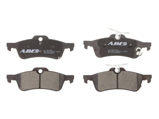Set plăcuțe frână ABE, spate ,pentru: DAIHATSU CHARADE VIII; HONDA CIVIC IX; TOYOTA YARIS, YARIS / VIOS, YARIS/HATCHBACK 1.0-2.2D 08.05-