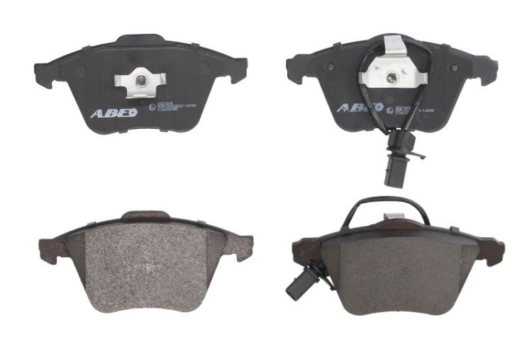 Set plăcuțe frână ABE, față ,pentru: AUDI A4 B6, A4 B7, A4 B8, A6 ALLROAD C6, A6 C5, A6 C6, A8 D3; SEAT EXEO, EXEO ST 1.8-6.0 02.97-12.15