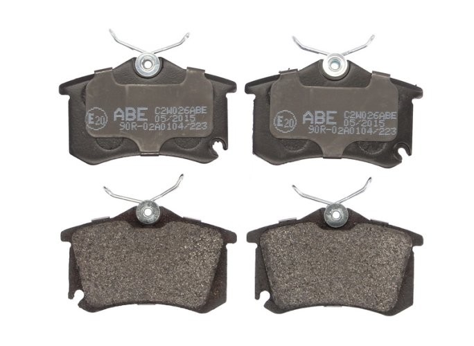 Set plăcuțe frână ABE, spate ,pentru: AUDI A1, A1 ALLSTREET, A1 CITY CARVER, A3, A4 B5, A4 B6, A4 B7, A6 C5, A8 D2, TT; SEAT ALTEA, ALTEA XL, IBIZA IV, IBIZA IV SC 1.0-Electric 10.90-