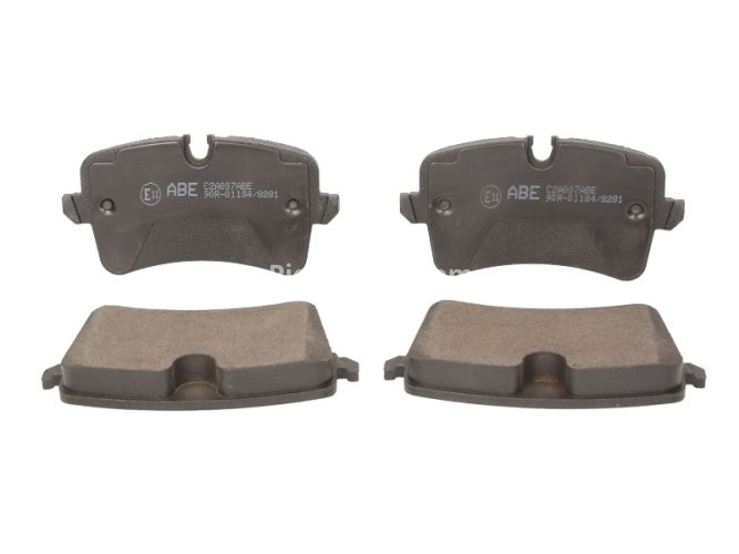 Set plăcuțe frână ABE, spate ,pentru: AUDI A4 B8, A5, A6 ALLROAD C7, A6 C7, A7, A8 D4; PORSCHE MACAN 1.8-4.2 06.07-