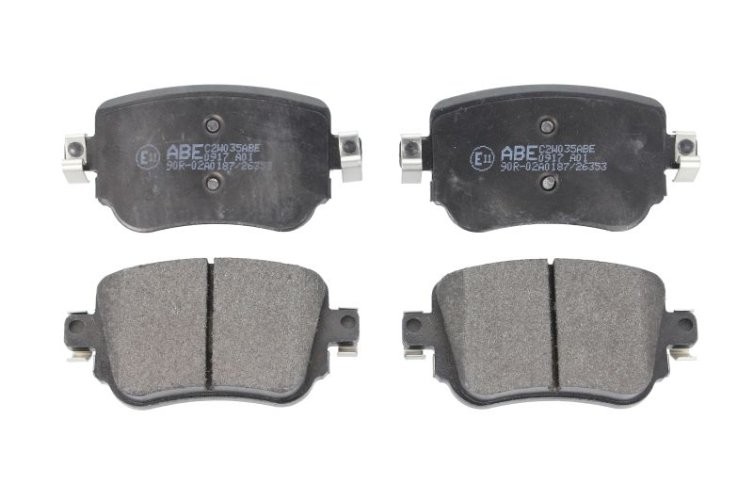 Set plăcuțe frână ABE, spate ,pentru: AUDI A1, A1 CITY CARVER, A3, Q3, TT; SEAT ALHAMBRA, LEON, LEON SC, LEON SPORTSTOURER, LEON ST, LEON ST/KOMBI; SKODA KODIAQ, OCTAVIA III 1.0-Electric 05.10-