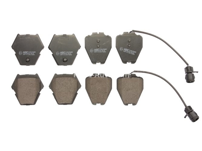 Set plăcuțe frână ABE, față ,pentru: AUDI A6 C5, A8 D2 2.5D-4.2 04.96-07.04