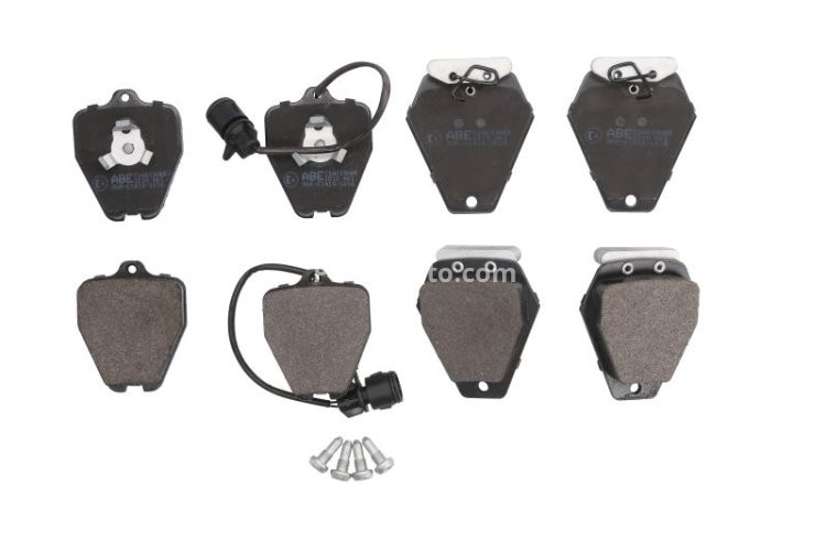 Set plăcuțe frână ABE, față ,pentru: AUDI A4 B6, A6 C4, A8 D2 1.8-6.0 03.94-12.04