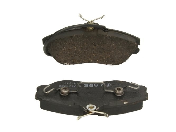 Set plăcuțe frână ABE, față ,pentru: AUDI 100 C3, 200 C3, 80 B4, A4 B6, COUPE B3, QUATTRO; PORSCHE 959 1.8-2.8 07.80-10.05