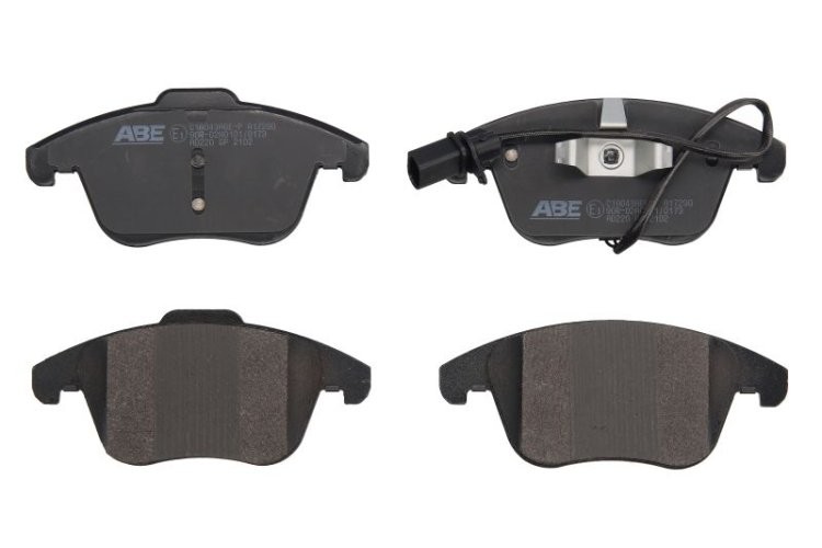 Set plăcuțe frână ABE, față ,pentru: AUDI A4 ALLROAD B8, A4 ALLROAD B9, A4 B8, A5, A6 ALLROAD C7, A6 C7, A7, Q5 1.8-3.2 06.07-
