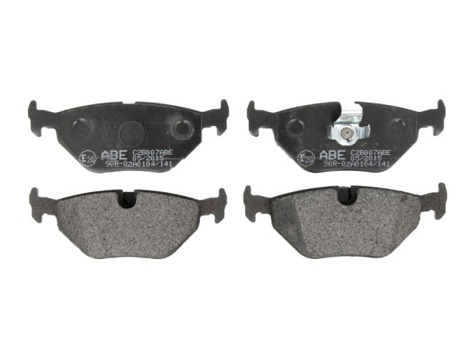 Set plăcuțe frână ABE, spate ,pentru: BMW 3 (E36), 5 (E39), X3 (E83) 1.8-4.4 01.94-08.10