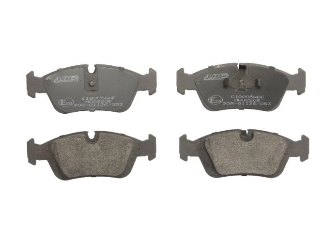 Set plăcuțe frână ABE, față ,pentru: BMW 3 (E36), 3 (E46), Z3 (E36), Z4 (E85) 1.6-3.0 09.90-02.09